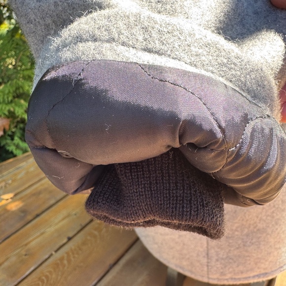 VTG Northern Sun Canadian-Made Pure Virgin Wool Parka Coat with Fur Trim & Embro - Picture 10 of 17